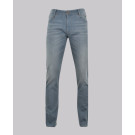 Grey Twin Needle Slim Leg Denim