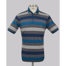 Moroccan Two-Tone Regular Fit Stripe Golfer