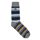 Moroccan Blue/yellow Striped Socks