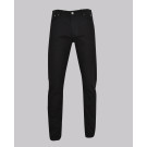 Black Creased Straight Leg Denim