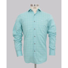 Aqua Tonal Regular Fit Check Shirt