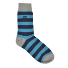 Blue/Navy Broad Stripe Socks