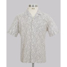 Kurt Geiger Cotton Linen Design Short Sleeve Shirt
