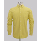 Kurt Geiger Signate Yellow Slim Fit Oxford Shirt