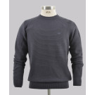 Kurt Geiger Indigo Textured Crew Neck Knit