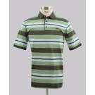 Kurt Geiger Olive Stripe Reg Fit Golfer