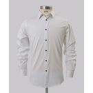 Core White Contrast Slim Fit Shirt