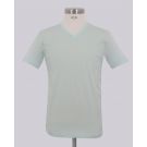 Soft Aqua V-Neck T-Shirt