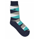 Teal/Navy Kite Socks