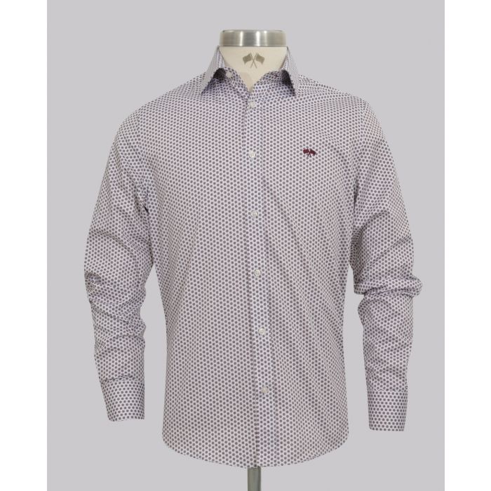 Kurt Geiger Floral Slim Fit Printed Shirt kurt-geiger-floral-slim-fit-printed-shirt