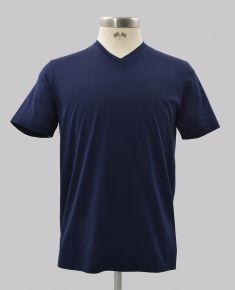 Navy Basic V-Neck T-Shirt