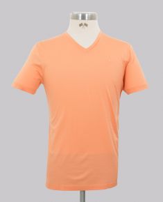 Peach V-Neck T-Shirt