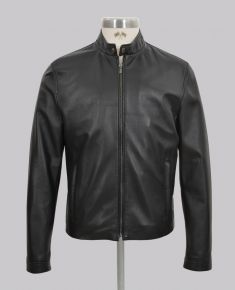 Kurt Geiger Slim Fit Leather Jacket