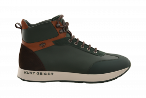 Kurt Geiger Branded Outsole Velcro High-top Sneaker